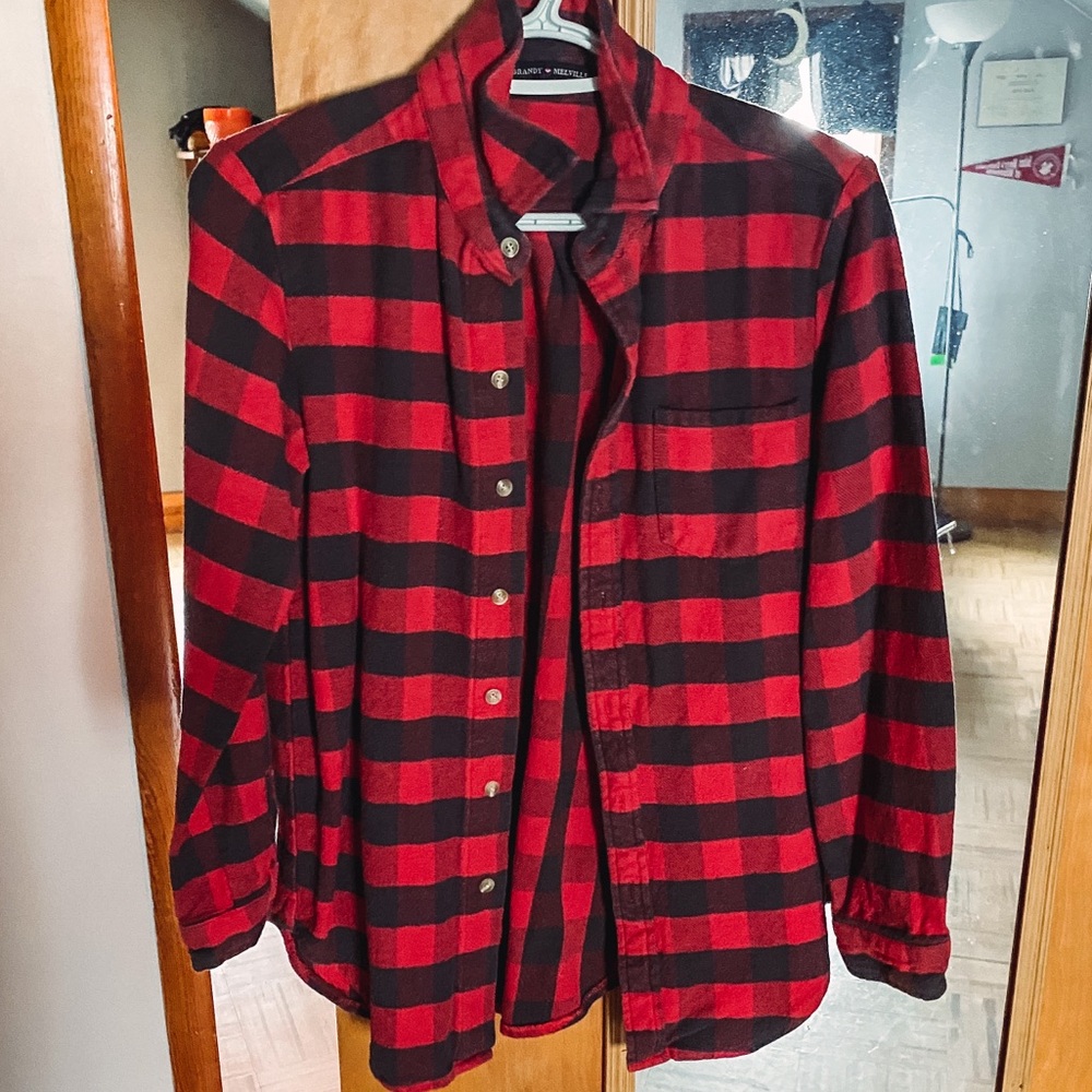 Red and black/grey brandy Melville flannel